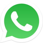 לוגו WhatsApp: סמל ירוק של טלפון בתוך בועת דיבור. אפליקציית הודעות פופולרית.