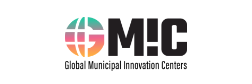 עיצוב לוגו MIC של שירלי גואטה: מרכזי חדשנות עירוניים גלובליים.